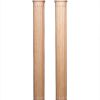 Extra dicht gefräste zylindrische Tischbeine aus Holz, Typ TA24